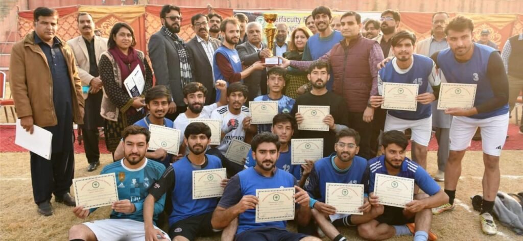 PMAS-AAUR concludes Interfaculty Boys Football Championship; UIMS wins on penalties Three-Day Interfaculty Boys Football Championship Concludes at PMAS-AAUR