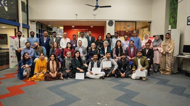 STEM education workshop bringing together Pakistani educators and U.S. university faculty in Karachi