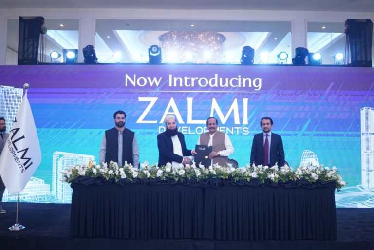 From the Pitch to the Skyline: Zalmi Developments Expands Legacy with Commitment to Sustainable Growth, Quality and Transparency JW SEZ Group and Shalimar Group officials at the launch of Zalmi Developments in Lahore