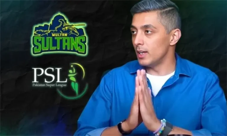 Ali Khan Tareen during PSL days as former Multan Sultans owner amid discussion on his exit from the PSL franchise auction.