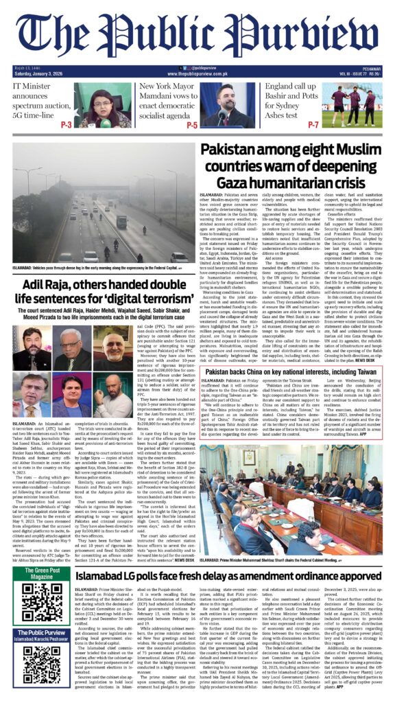 Front 03-01-2026 Peshawar