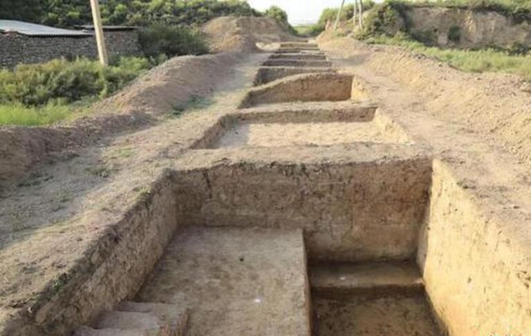 Archaeologists uncover ancient city walls at the Kuva Silk Road site in Uzbekistan during joint China–Uzbekistan excavations.