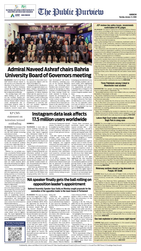 Back 13-01-2026 Karachi