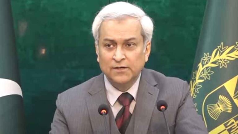 Foreign Office spokesperson addresses a weekly press briefing clarifying Pakistan’s position on the Abraham Accords.