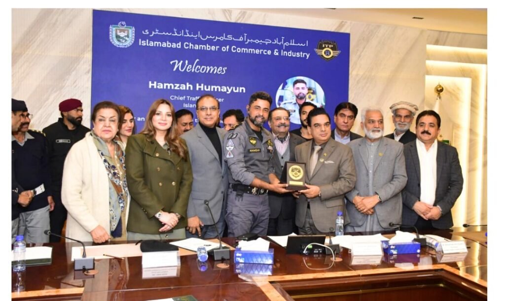 CTO Islamabad unveils smart traffic app, women driving school at ICCI CTO Islamabad discusses smart traffic app and women driving school plans during ICCI meeting.