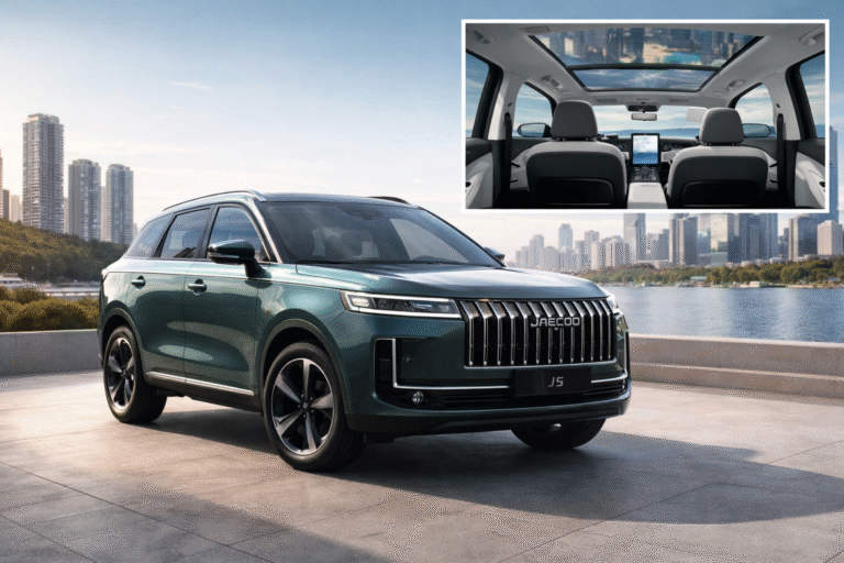 Jaecoo J5 SHS HEV hybrid SUV launched in Pakistan with official pricing and feature details.