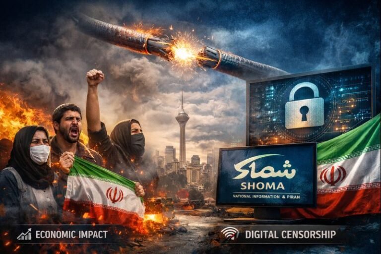 Protesters in Iran amid government plans to impose long-term restrictions on global internet access.