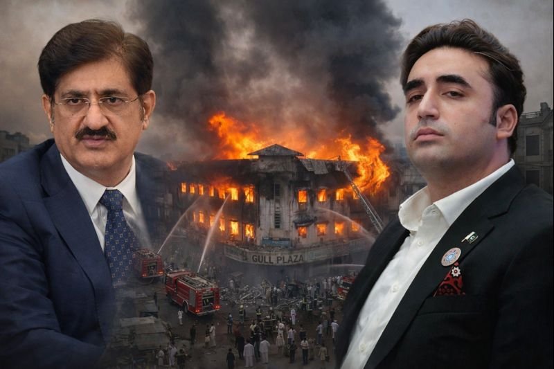 Gul Plaza fire tragedy: CM Murad Ali Shah pledges Rs10m compensation, reconstruction