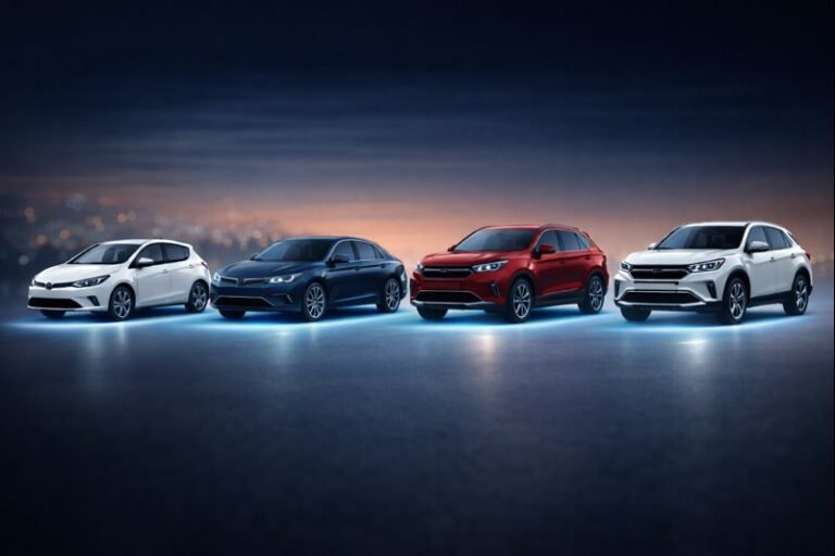 Plug-in hybrid cars from different brands showing the longest electric-only driving range.