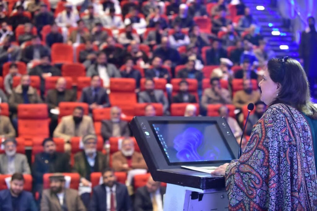 BISP Chairperson Rubina Khalid attends Forward System of Education’s Platinum Jubilee in Peshawar