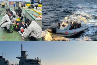 Pakistan Navy conducts long-range rescue operation in Indian Ocean, evacuates Sri Lankan sailor