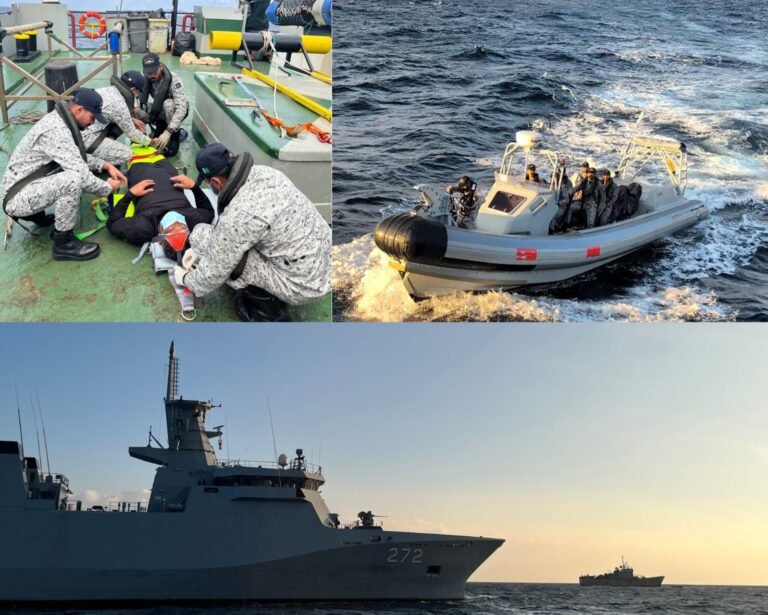 Pakistan Navy conducts long-range rescue operation in Indian Ocean, evacuates Sri Lankan sailor