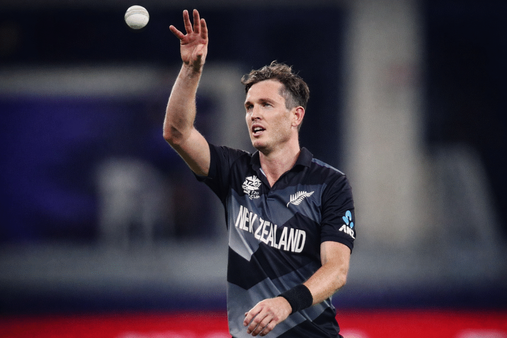 Injury blow for New Zealand as Milne, Bracewell sidelined ahead of T20 World Cup New Zealand cricketers Adam Milne and Michael Bracewell during international match action ahead of T20 World Cup