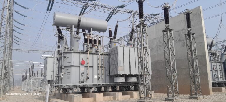 NGC officials restore Hyderabad power supply after a fire at the 220kV Hala Road grid station.