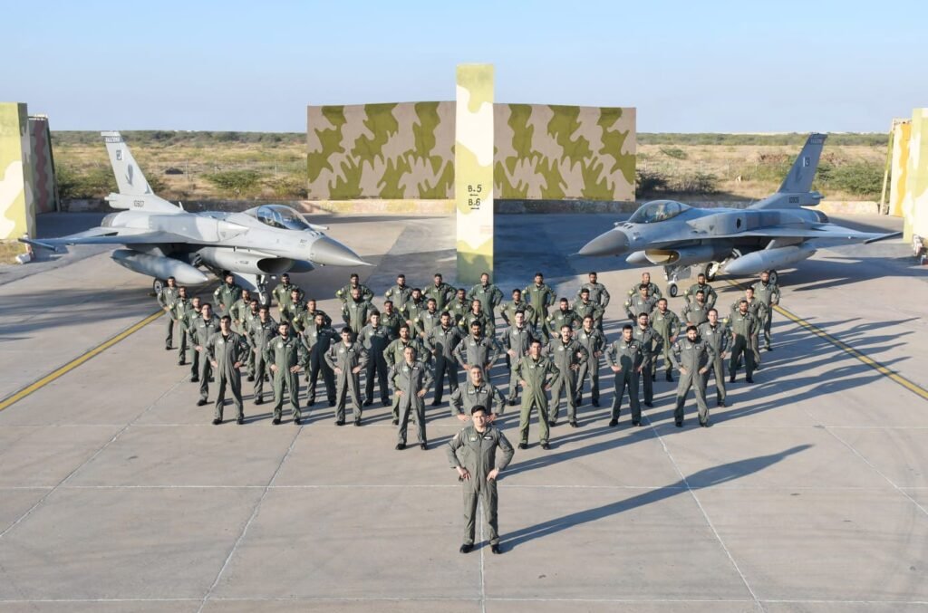 PAF Arrives in Saudi Arabia for Exercise Spears of Victory 2026 Pakistan Air Force F-16 Block-52 aircraft arriving in Saudi Arabia for Exercise Spears of Victory-2026