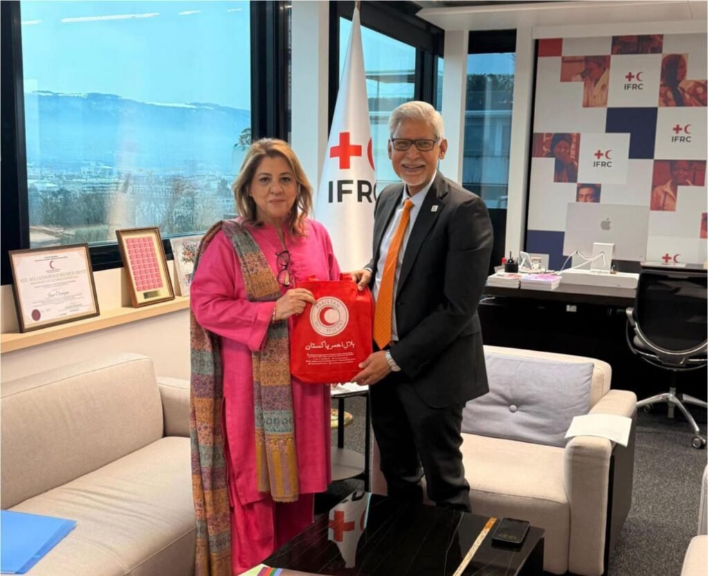 PRCS chairperson meets IFRC and ICRC leadership in Geneva PRCS Chairperson Farzhana Naek meets IFRC and ICRC leadership during her official visit to Geneva.