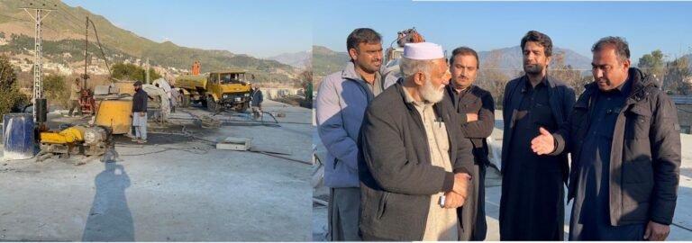 Repairs underway at Koto Hydel Power Project in Timergara Engineers inspect turbine machinery at the Koto Hydel Power Project in Timergara during repair work.
