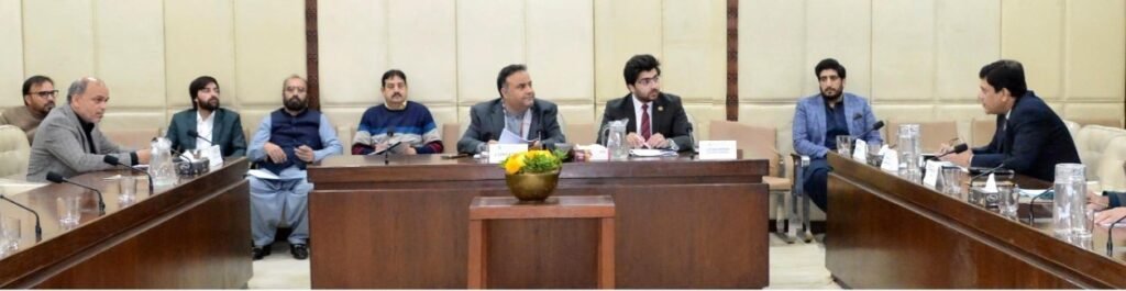 Senate sub-committee meeting reviewing matters related to the Evacuee Trust Property Board in Parliament House.