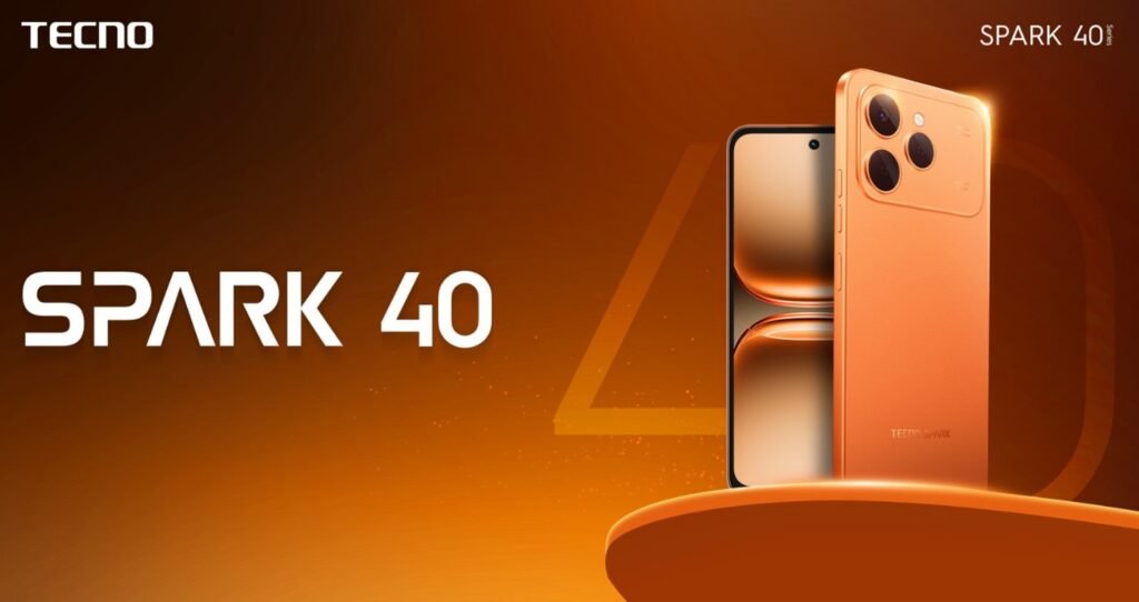 The TECNO Spark 40 in orange colour is now available across Pakistan for mid-range smartphone buyers.