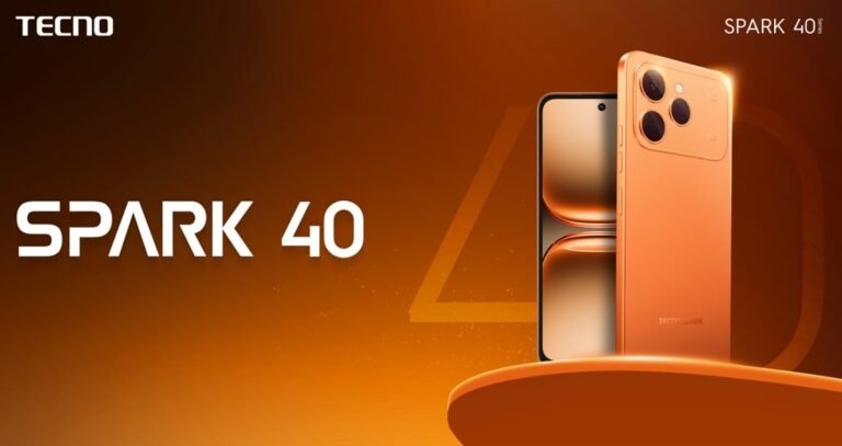 The TECNO Spark 40 in orange colour is now available across Pakistan for mid-range smartphone buyers.
