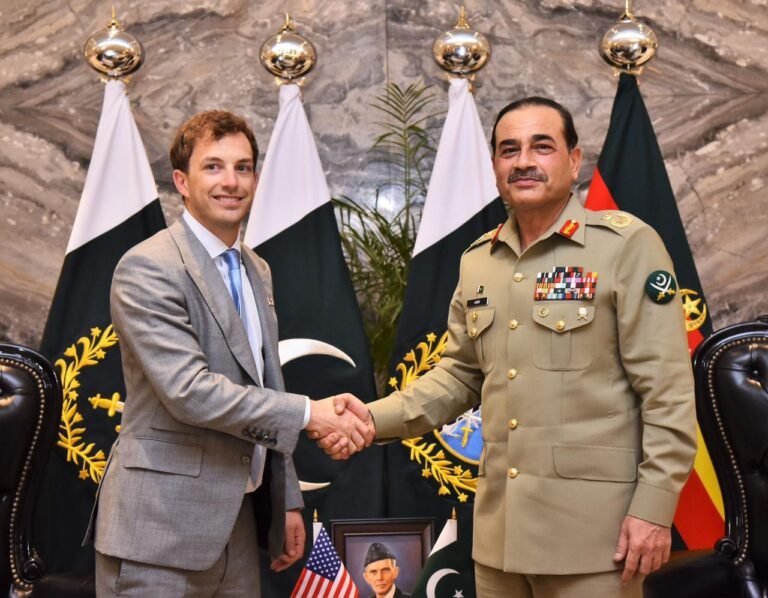World Liberty Financial delegation meets Pakistan Army Chief Syed Asim Munir to discuss fintech and digital payments.