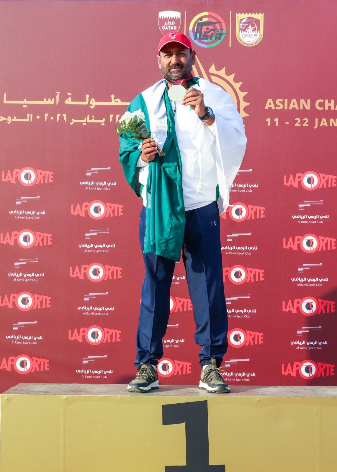 Lt Col Farrukh Nadeem wins Pakistan’s first gold in Asian Shotgun Championship