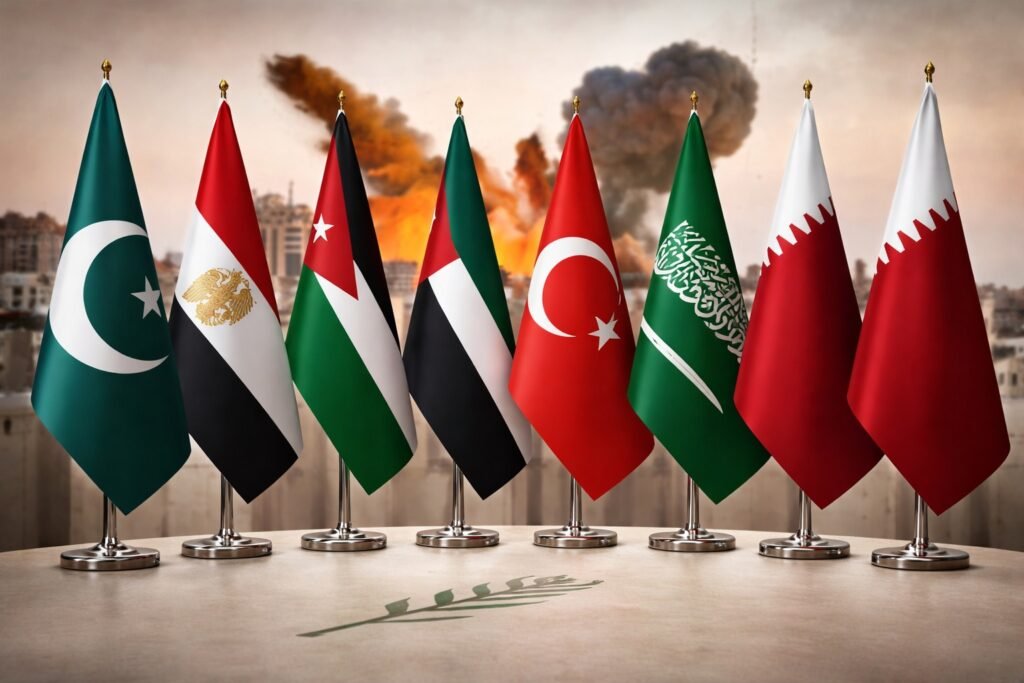 Joint statement issued in Islamabad announcing Pakistan and other nations’ decision to join the Board of Peace on Gaza.