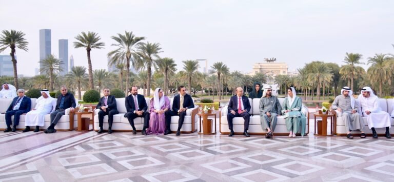 President Asif Ali Zardari meets Sheikh Mohammed bin Rashid Al Maktoum in Dubai to discuss Pakistan-UAE economic cooperation.