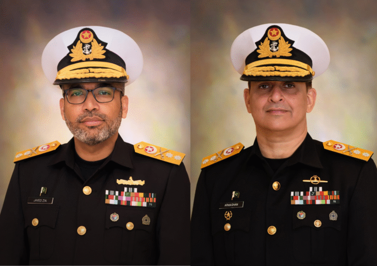 Pakistan Navy officers Javed Zia and Armaghan Ahmad promoted to the rank of rear admiral.
