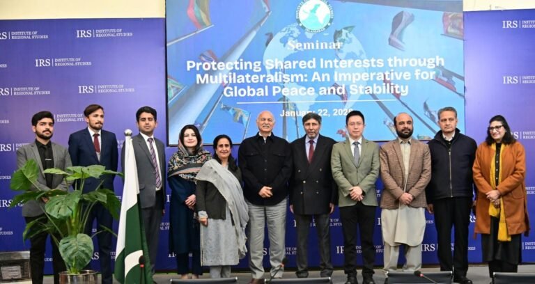 Speakers address an IRS seminar in Islamabad on multilateralism and global peace amid a fragmented world order.