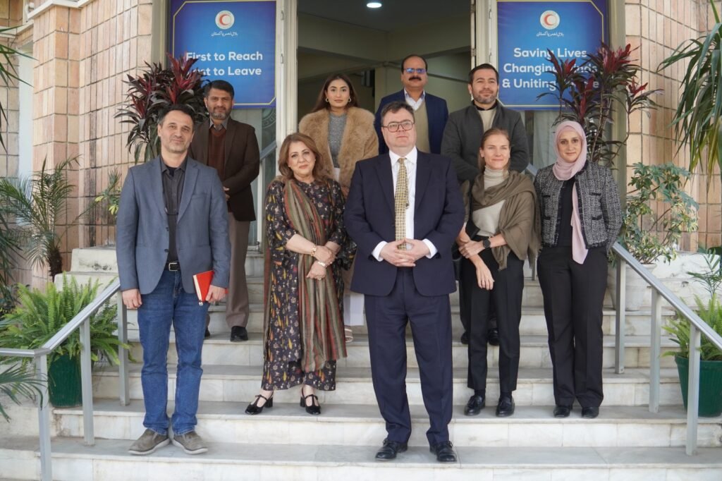 Norwegian ambassador commends PRCS humanitarian efforts in Pakistan