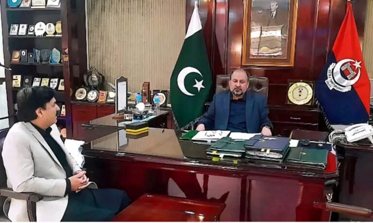 PTI leader Shoaib Yousafzai meets KP police chief in Peshawar