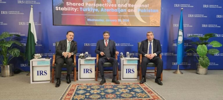 Ambassadors of Türkiye and Azerbaijan urge deeper cooperation with Pakistan at an IRS seminar, highlighting trilateral ties and regional stability.