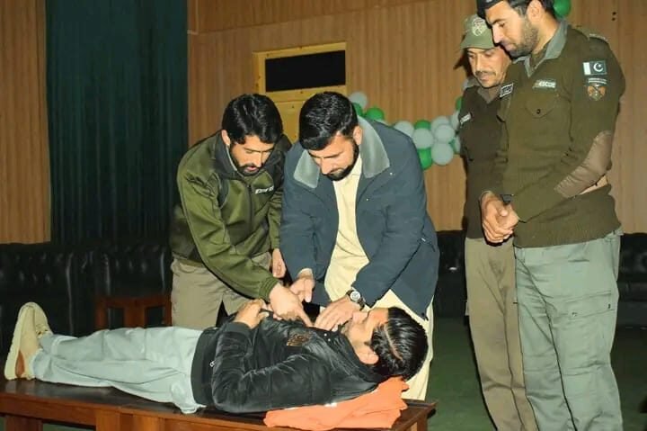 Rescue 1122 conducts emergency response training for DC Office staff in Shangla