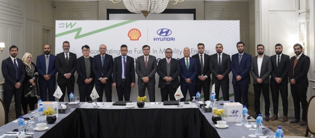 Wafi Energy Pakistan, Hyundai Nishat Motors sign Shell lubricants supply agreement Wafi Energy Pakistan and Hyundai Nishat Motors executives at the signing ceremony for Shell lubricants supply agreement in Pakistan.