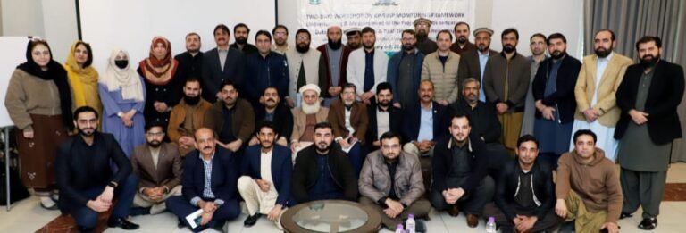 Participants attend KP-RIISP monitoring framework workshop in Khyber Pakhtunkhwa