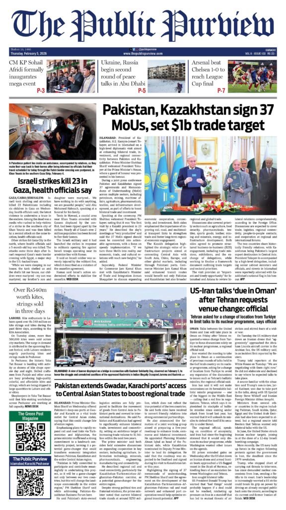 Front 05-02-2026 Karachi