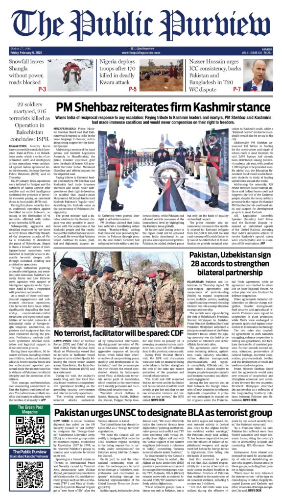 Front 06-02-2026 Karachi