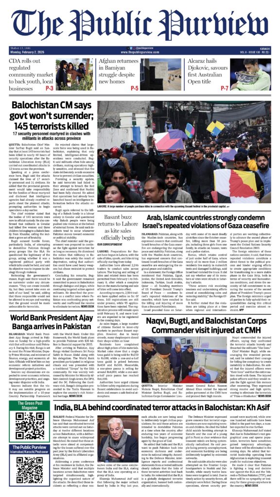 Front 02-02-2026 Karachi