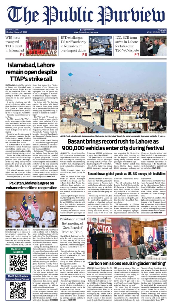 Front 09-02-2026 Peshawar