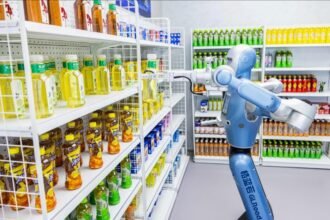 China's first humanoid robot 7S store in Hubei province generating buzz