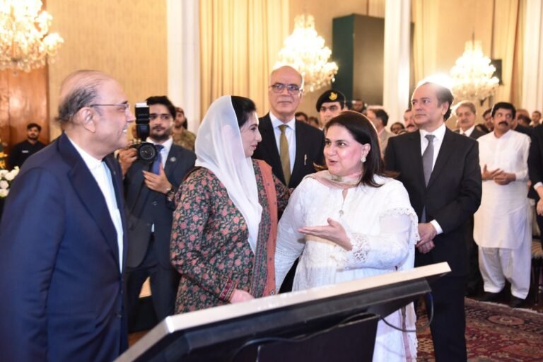 BISP Chairperson congratulates First Lady Asifa Bhutto Zardari on her birthday during a public statement.