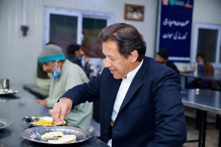 Imran Khan listens during a court appearance as details of his jail meal plan are presented.