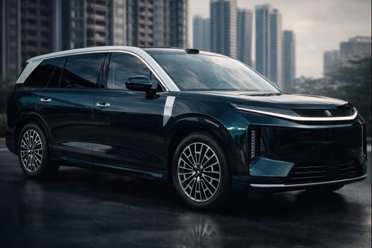 BYD flagship electric SUV testing 1,000 kW ultra-fast charging at a public station in China.