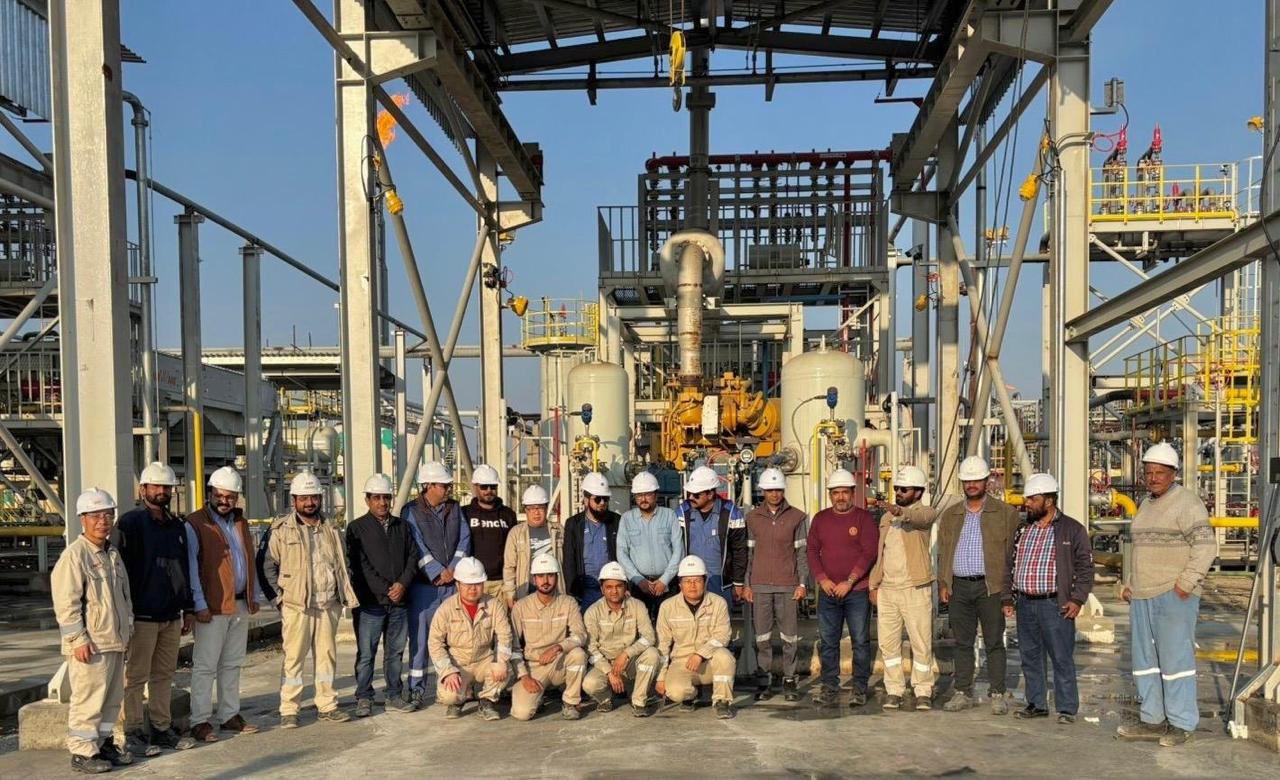 Dakhni field compression project completed, enhancing gas production capacity