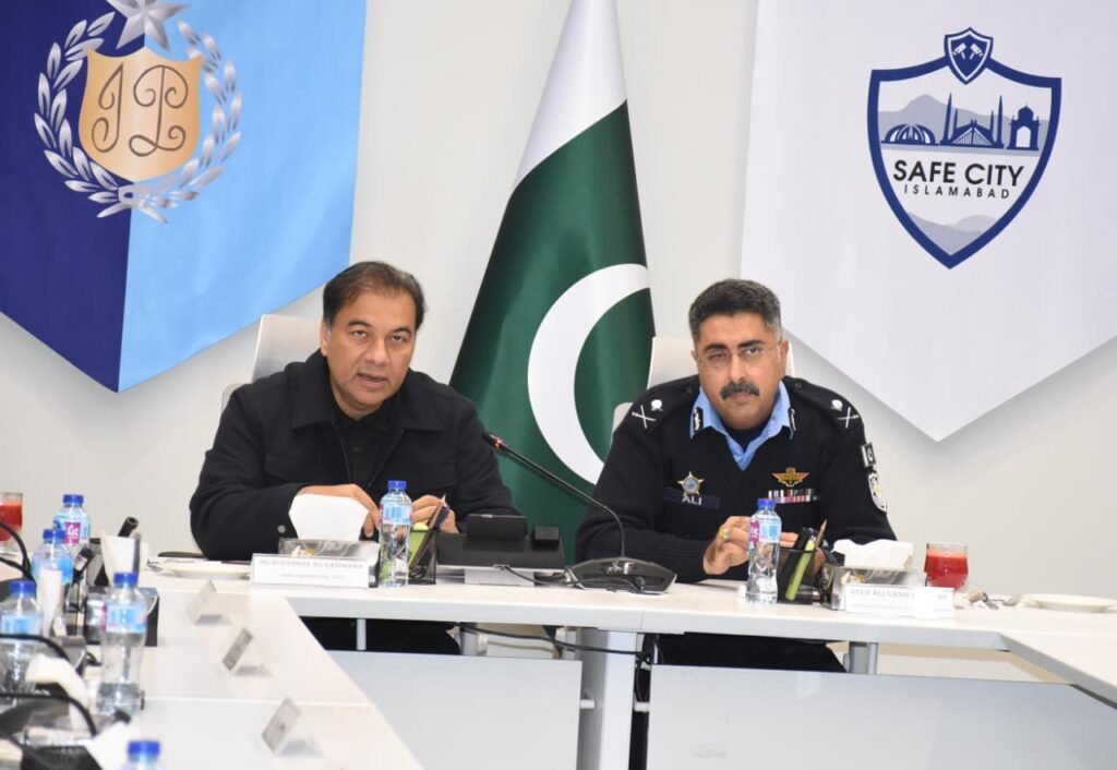 Islamabad administration and police officials meet to plan a citywide security overhaul under the interior minister’s directive.