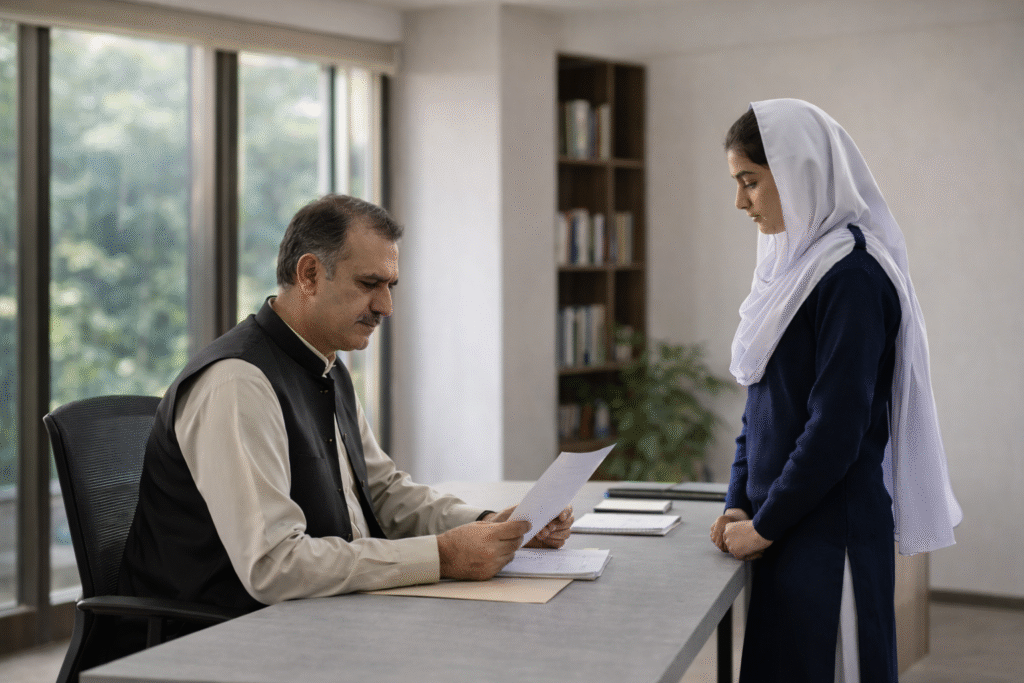 KP govt restricts one-on-one meetings between male teachers and female students Female university students in Khyber Pakhtunkhwa after new safety rules by the KP Higher Education Department.