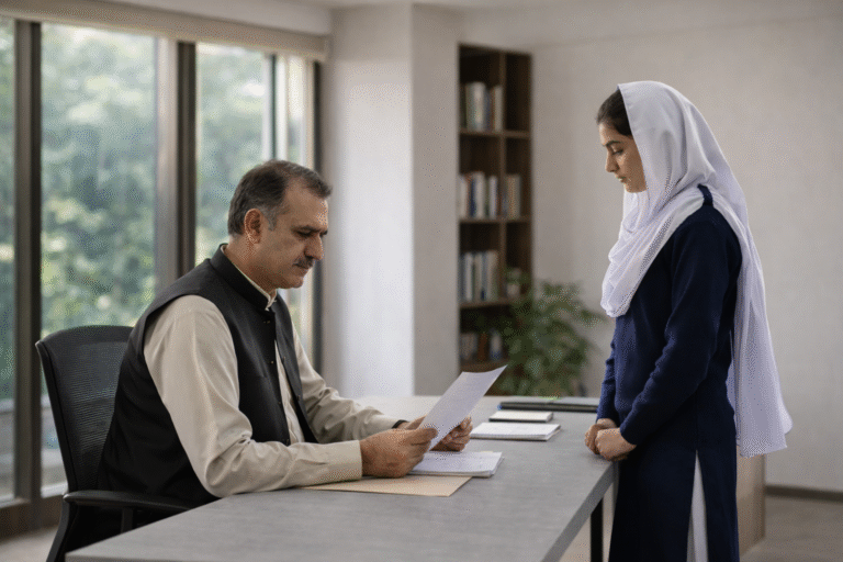 Female university students in Khyber Pakhtunkhwa after new safety rules by the KP Higher Education Department.
