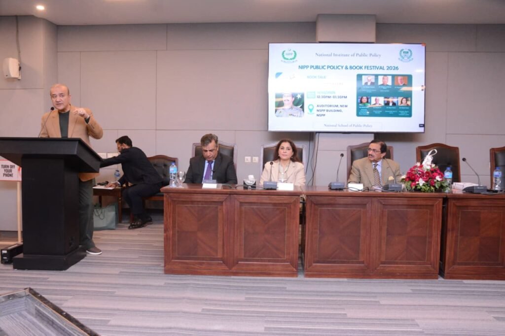 NIPP Public Policy and Book Festival 2026 held at National School of Public Policy Participants attend the NIPP Public Policy and Book Festival 2026 at the National School of Public Policy in Lahore.