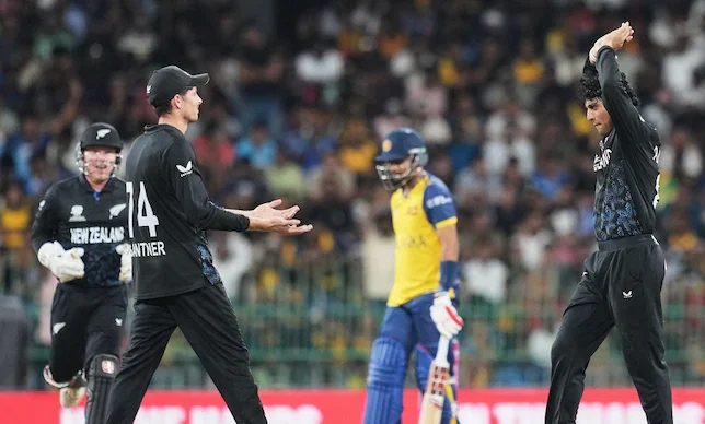 New Zealand eliminate Sri Lanka with 61-run win in T20 World Cup Super 8s